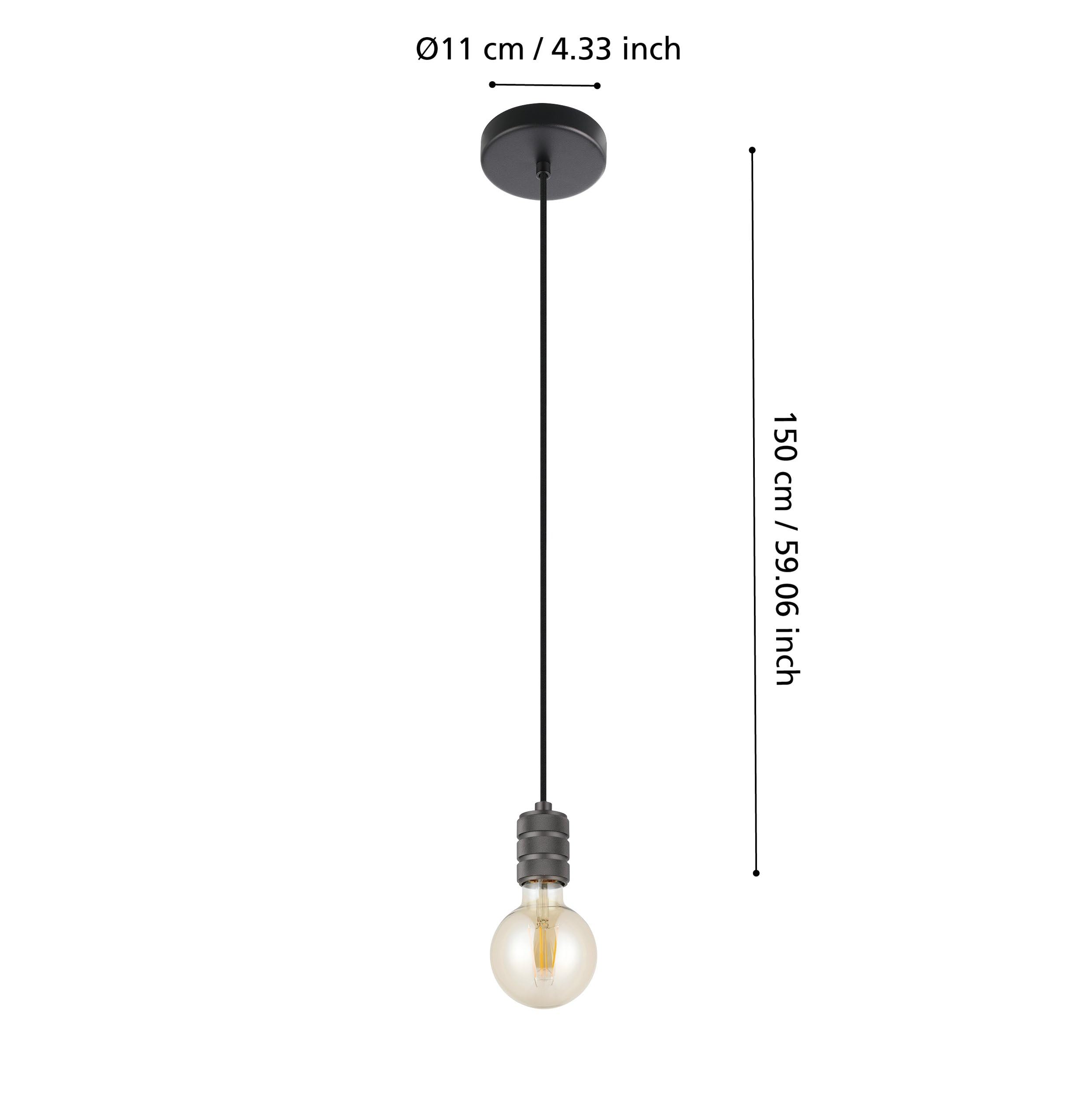 eglo-yorth-pendelleuchte-e27-schwarz-textilkabel-vintage-industrial image 3