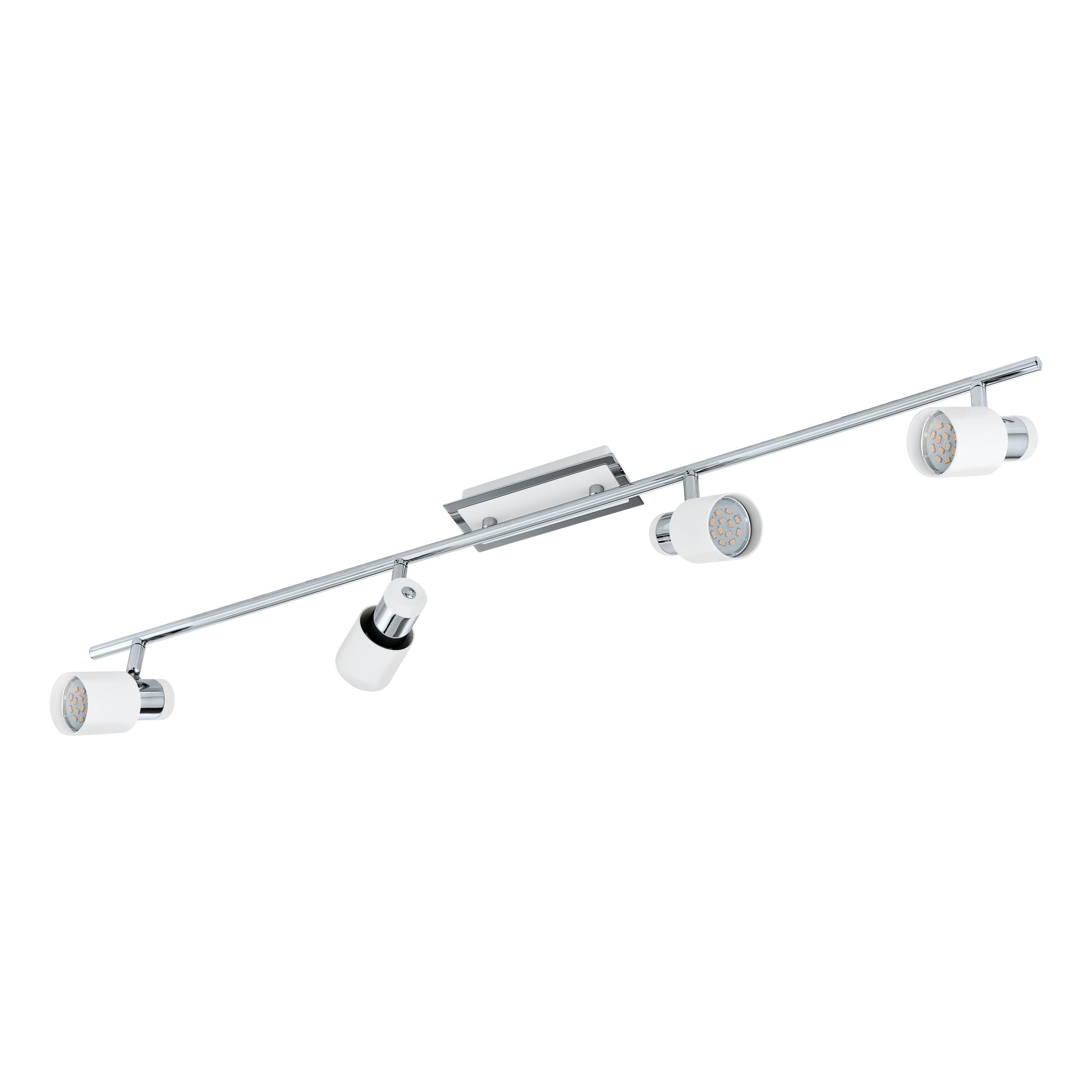 eglo-davida-led-deckenlampe-4-flammig-deckenspot-metall-chrom-wei-mit-gu10-warmw image 1