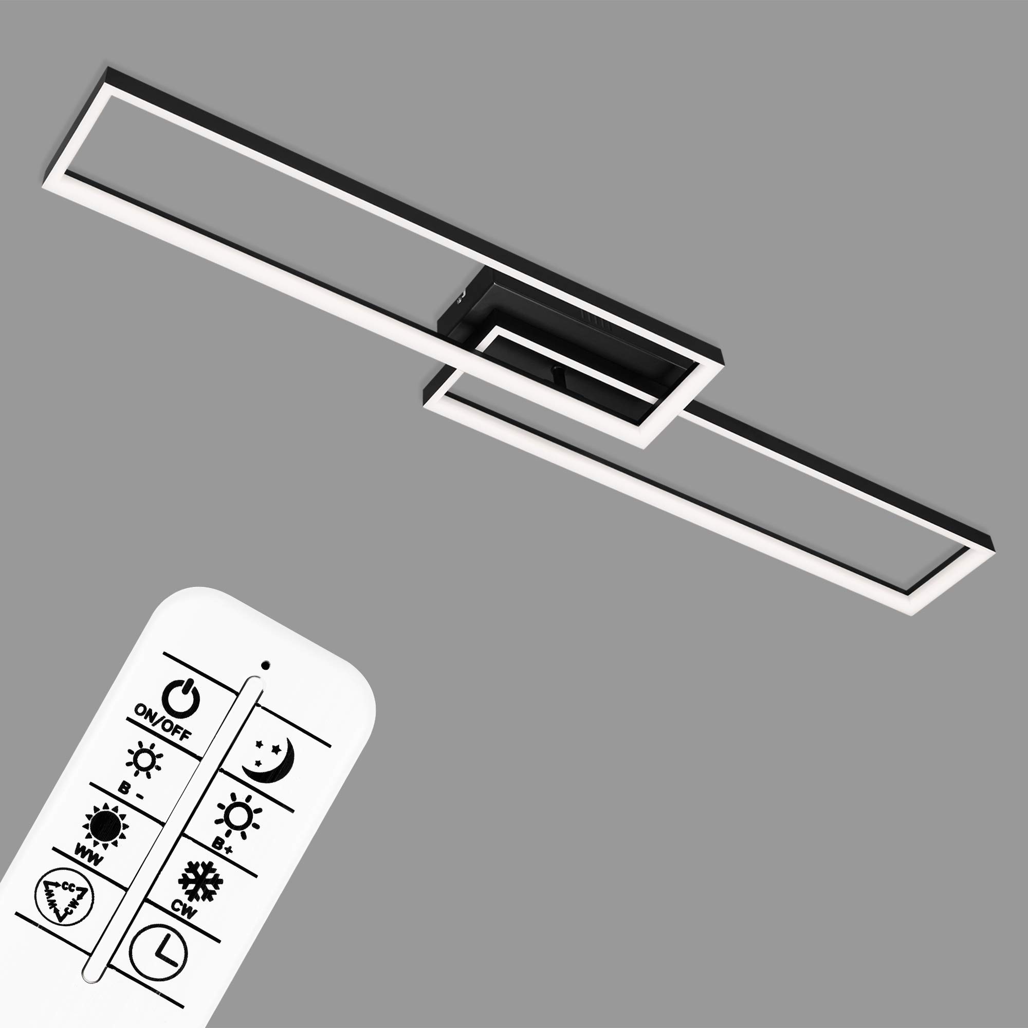briloner-3013-015-led-deckenleuchte-schwarz-dimmbar-110-cm-40w-4400lm-mit-fernbe image 1