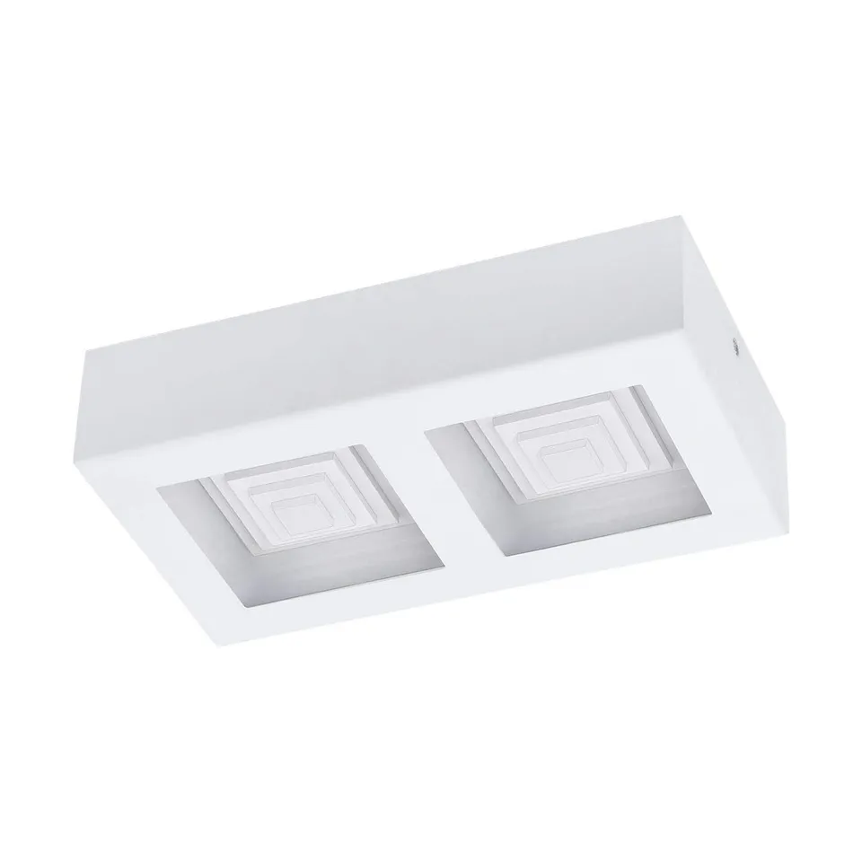 eglo-ferreros-led-deckenleuchte-2-flammig-wei-25-5-cm image 1