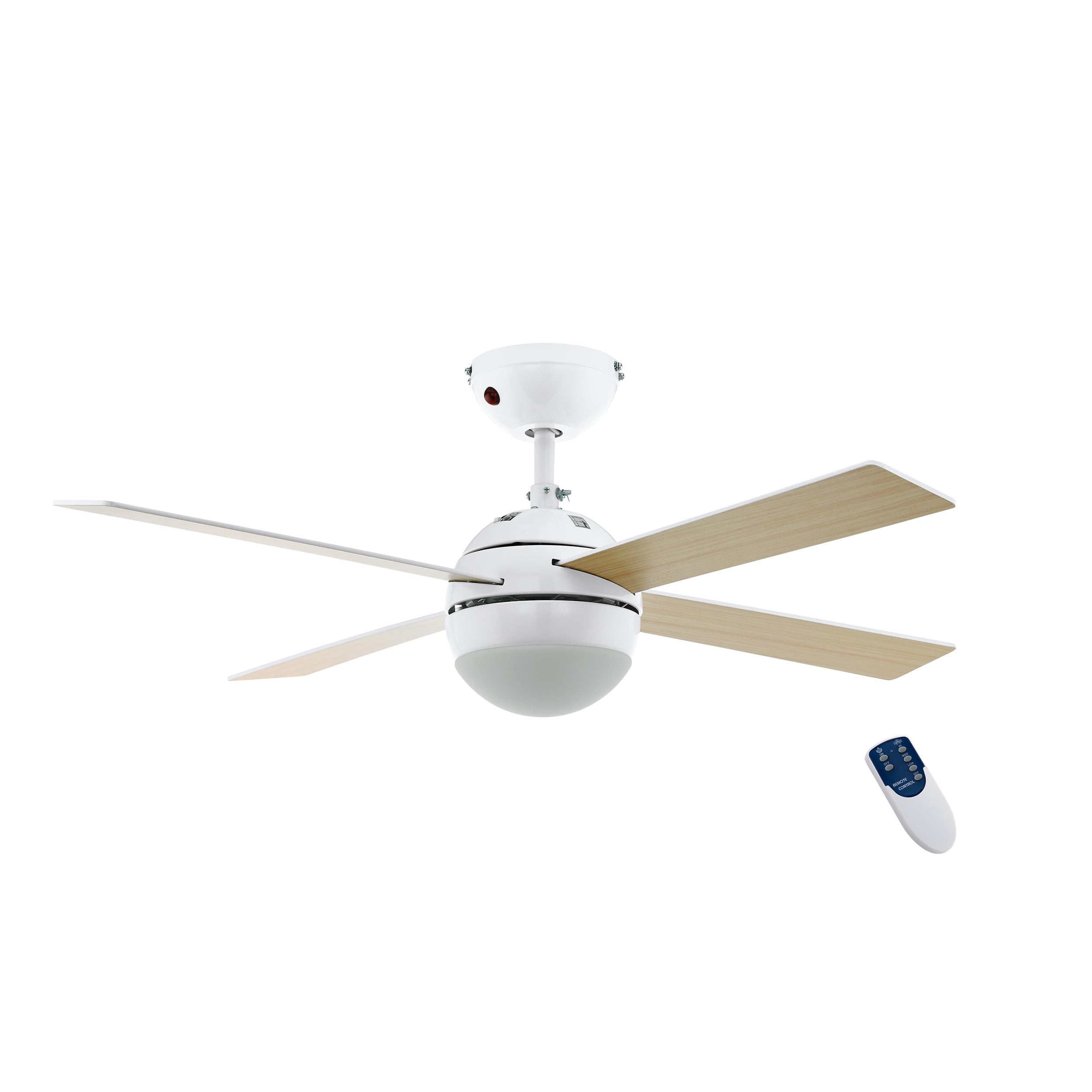 eglo-losciale-led-deckenventilator-106-6-cm-wei-holz-mit-fernbedienung image 1
