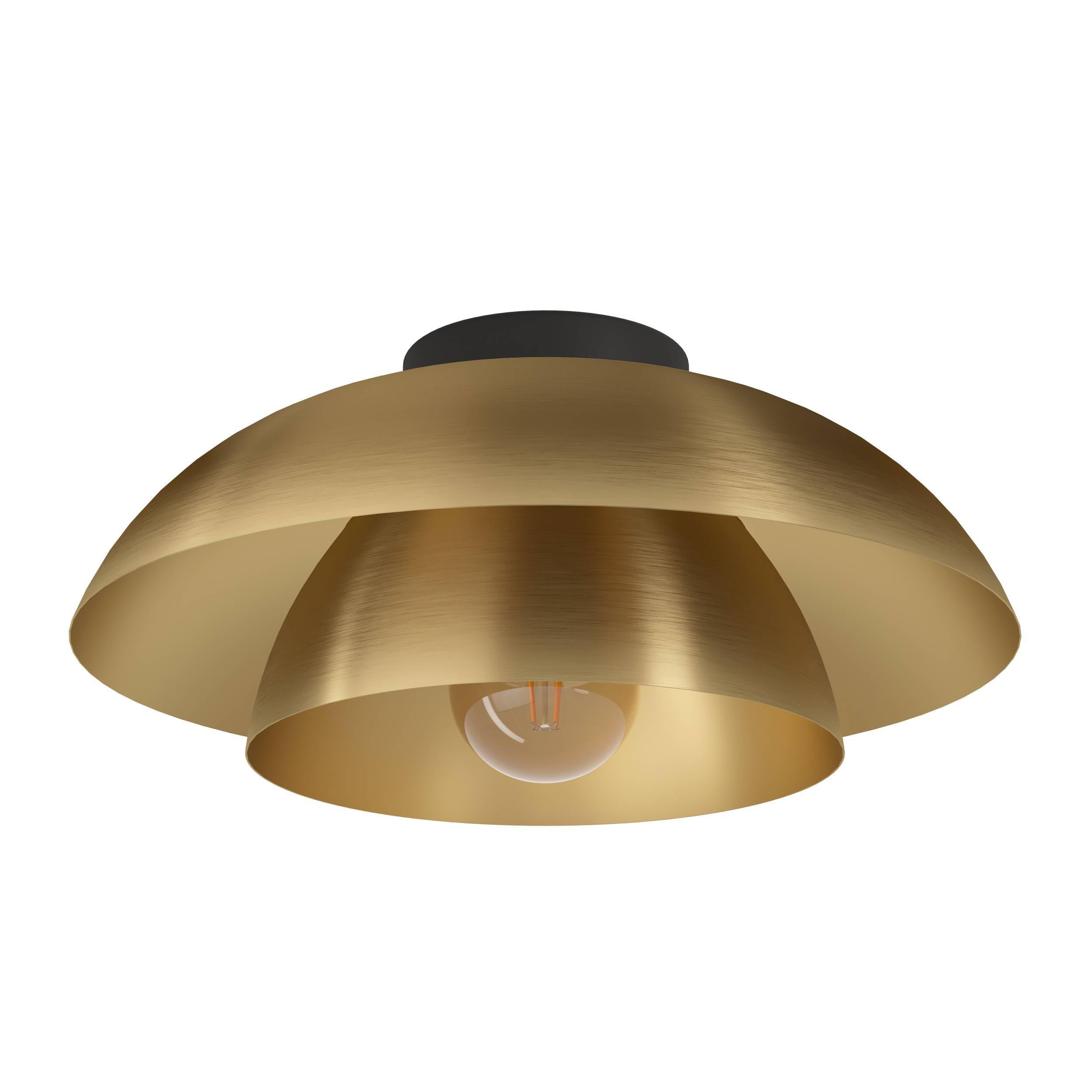 eglo-cenciara-deckenleuchte-messing-geb-rstet-gold-40-cm-e27 image 1