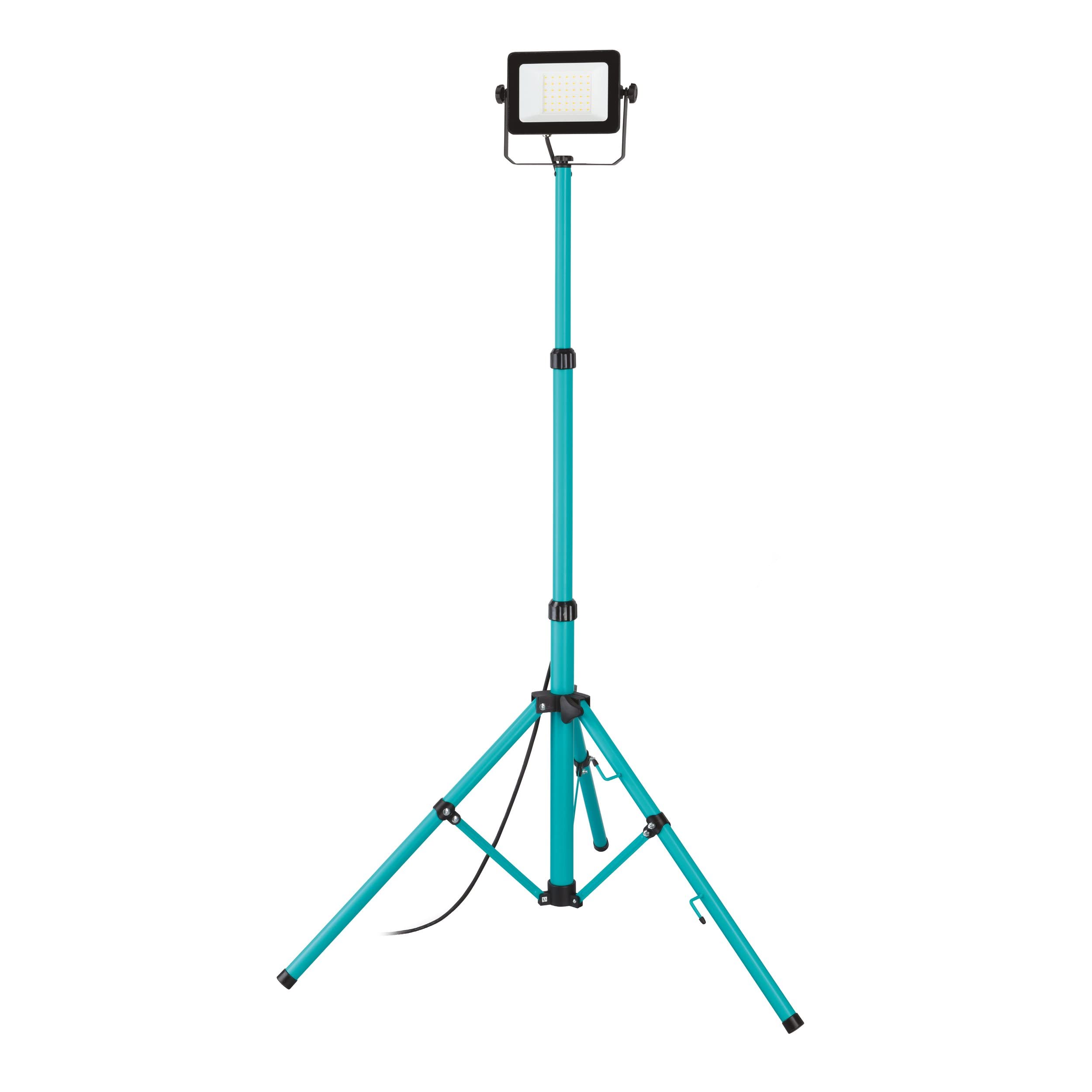 eglo-led-baustrahler-mit-stativ-h-henverstellbar-30w-2500lm-ip65 image 1