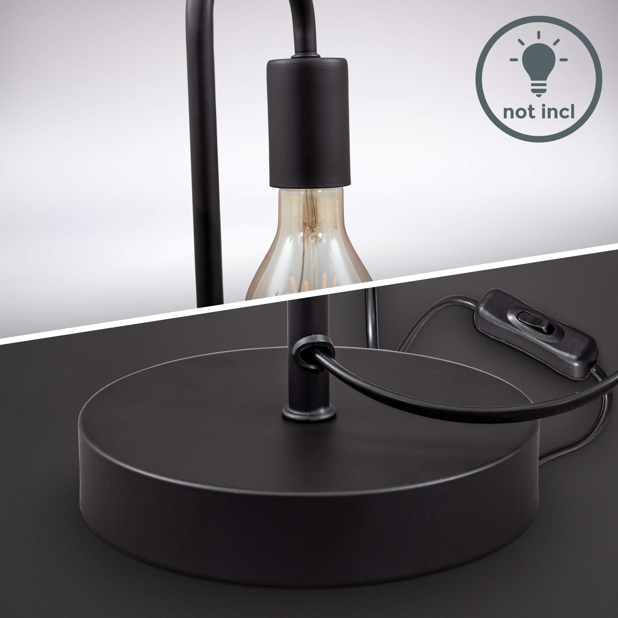 briloner-b-k-licht-nachttischlampe-vintage-e27-max-10-watt-13x38-cm-schwarz image 3