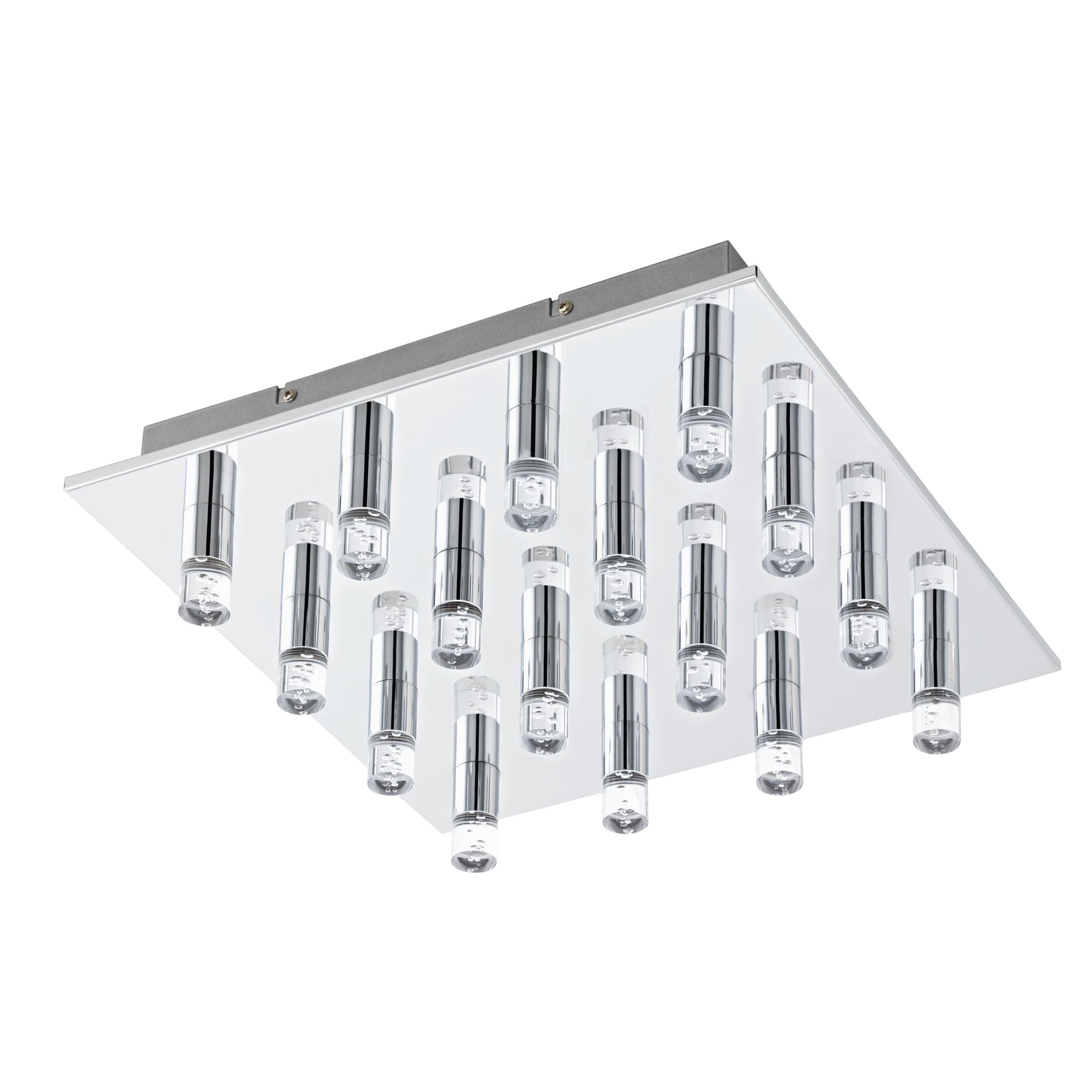 eglo-teocelo-led-deckenleuchte-37-x-37-cm-stahl-chrom-2080-lumen-4000-k image 1