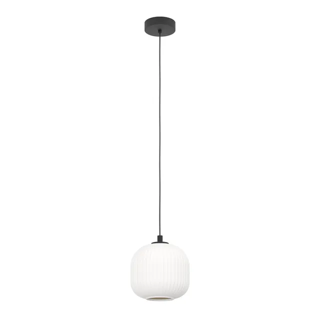 eglo-mantunalle-h-ngelampe-e27-20-cm-schwarz-wei-glas image 1