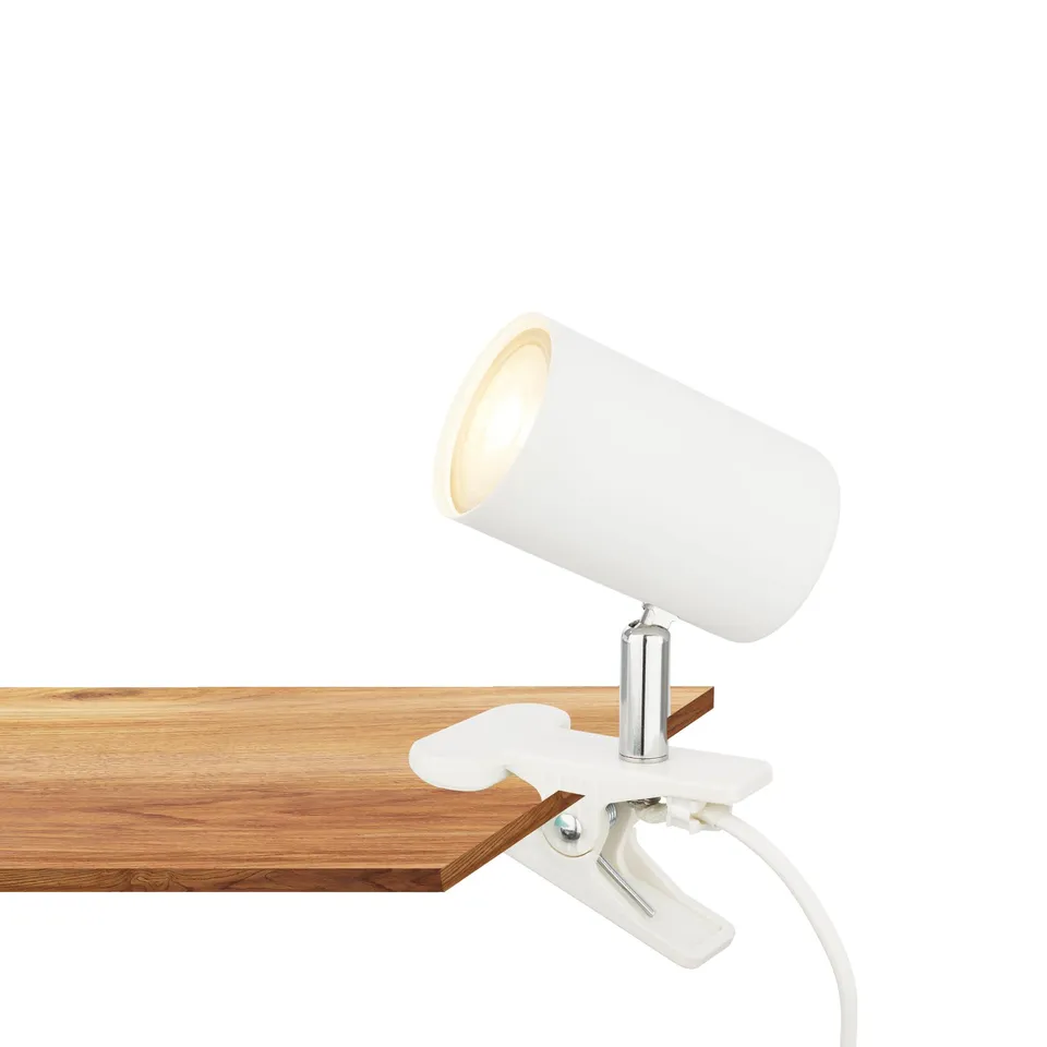 briloner-schreibtischlampe-klemmleuchte-gu10-schwenkbar-wei-16-5x6-5x12-cm image 1