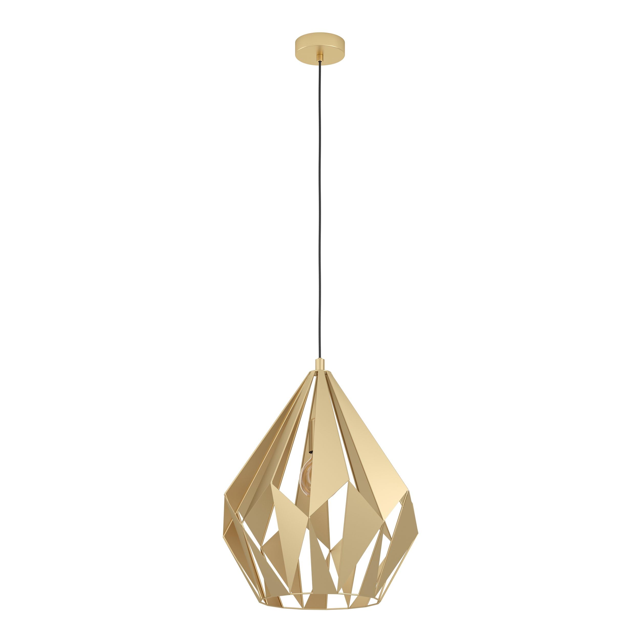 eglo-carlton-pendelleuchte-vintage-gold-e27-31-cm image 6