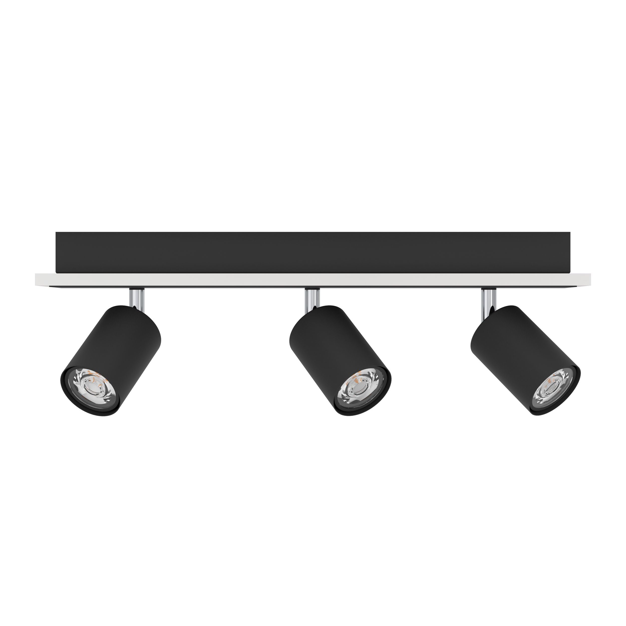 eglo-rimbocchi-1-led-deckenleuchte-46-cm-mit-3-spots-schwarz-warmwei image 2