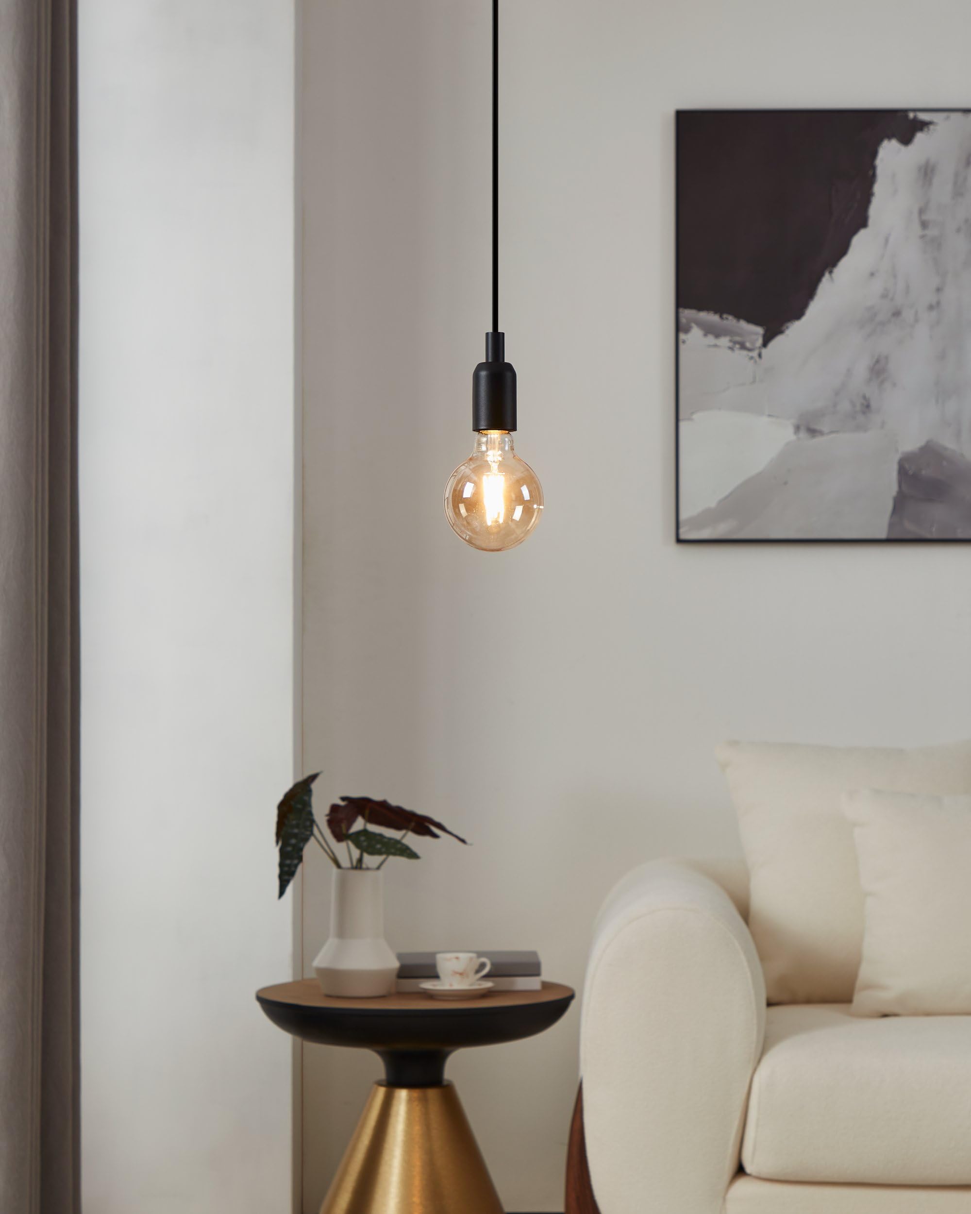 eglo-connect-z-smart-home-led-e27-g95-vintage-amber-zigbee-dimmbar-warmwei image 3