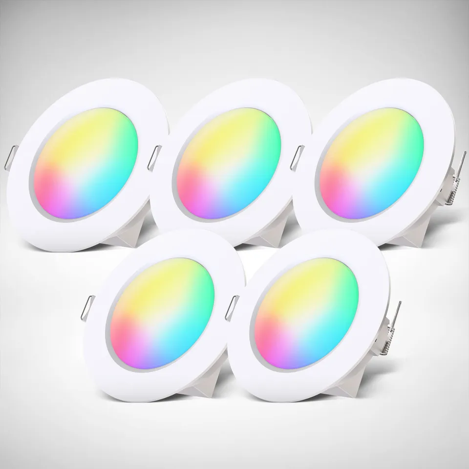 briloner-b-k-licht-5er-set-led-bad-einbaustrahler-rgb-warmwei-70mm-mit-fernbedie image 1