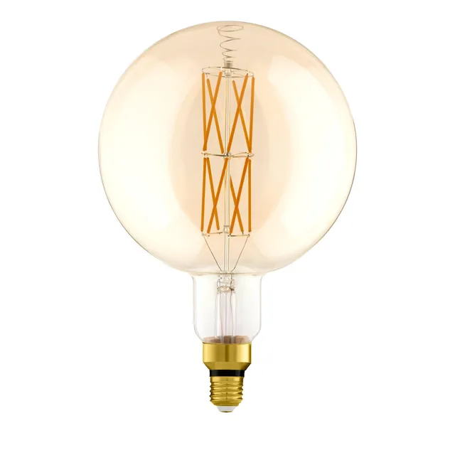 eglo-e27-led-vintage-gl-hbirne-g200-big-size-amber-dimmbar-8w-806lm-2100k-20-cm image 1