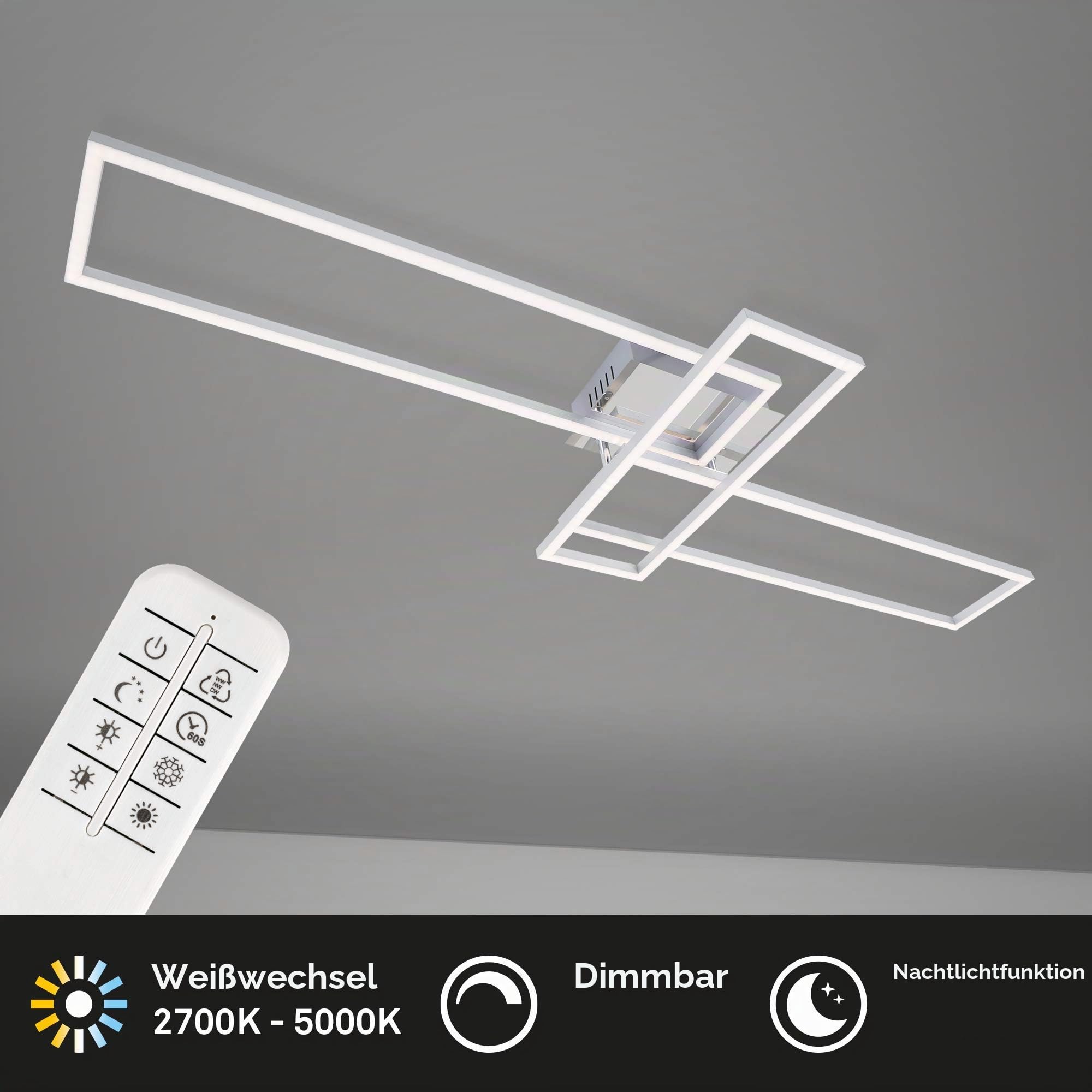 briloner-led-deckenlampe-3-module-dimmbar-cct-mit-fernbedienung-110x35-cm-chrom- image 2
