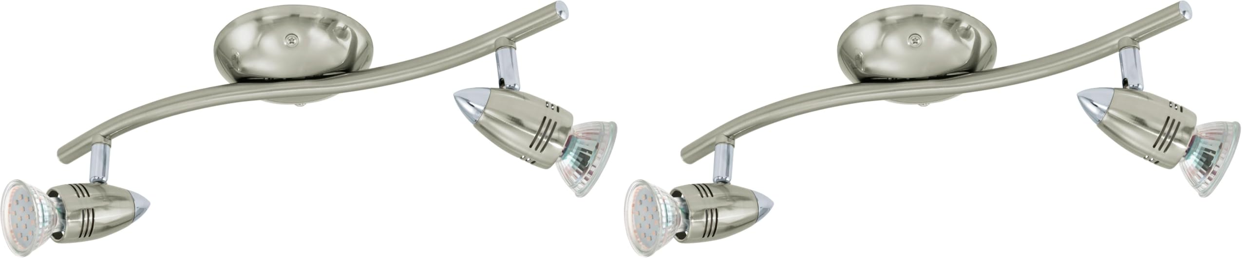 eglo-magnum-led-deckenstrahler-2-flammig-nickel-matt-chrom-gu10-warmwei image 7
