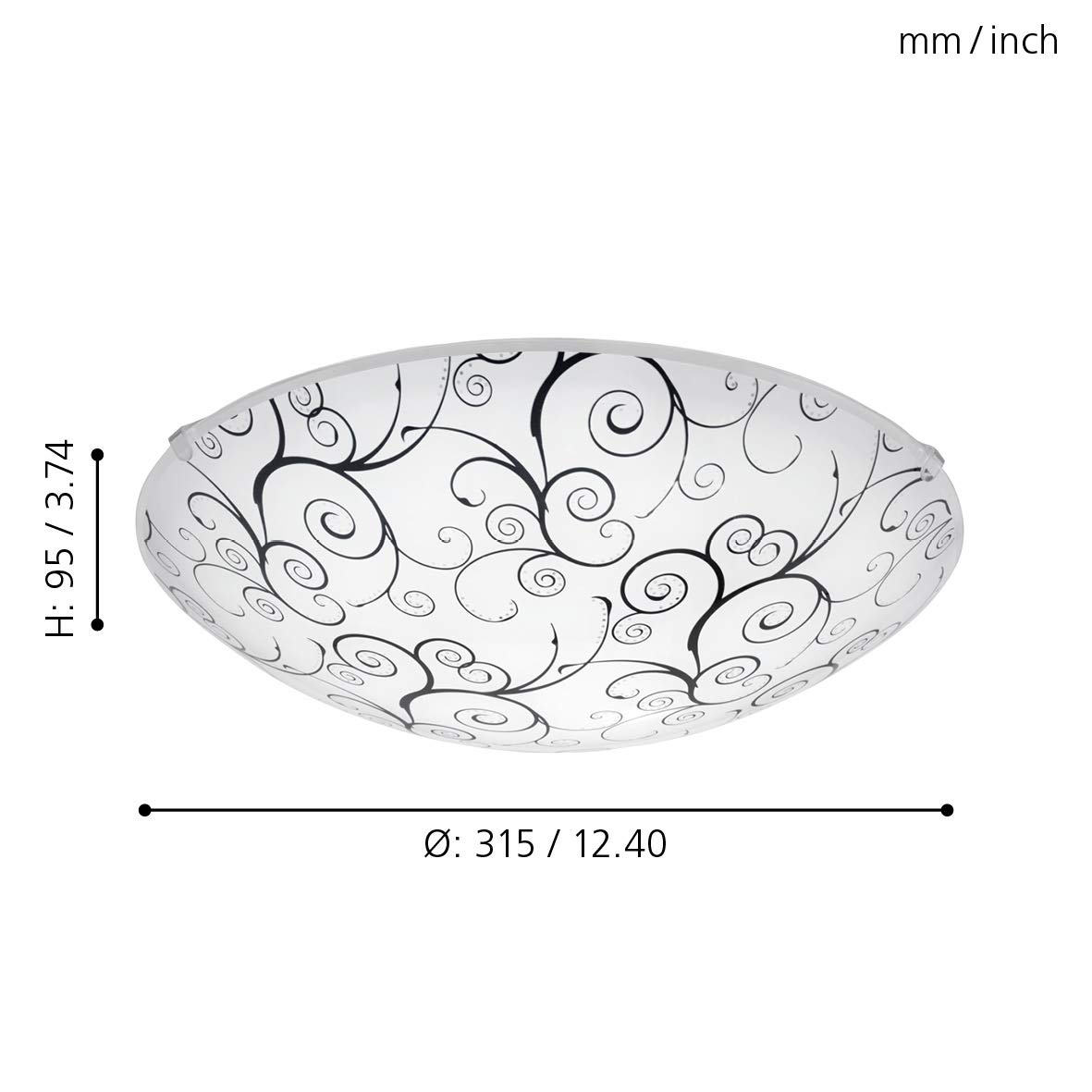 eglo-margitta-1-led-deckenleuchte-rund-31-5-cm-wei-schwarz image 3