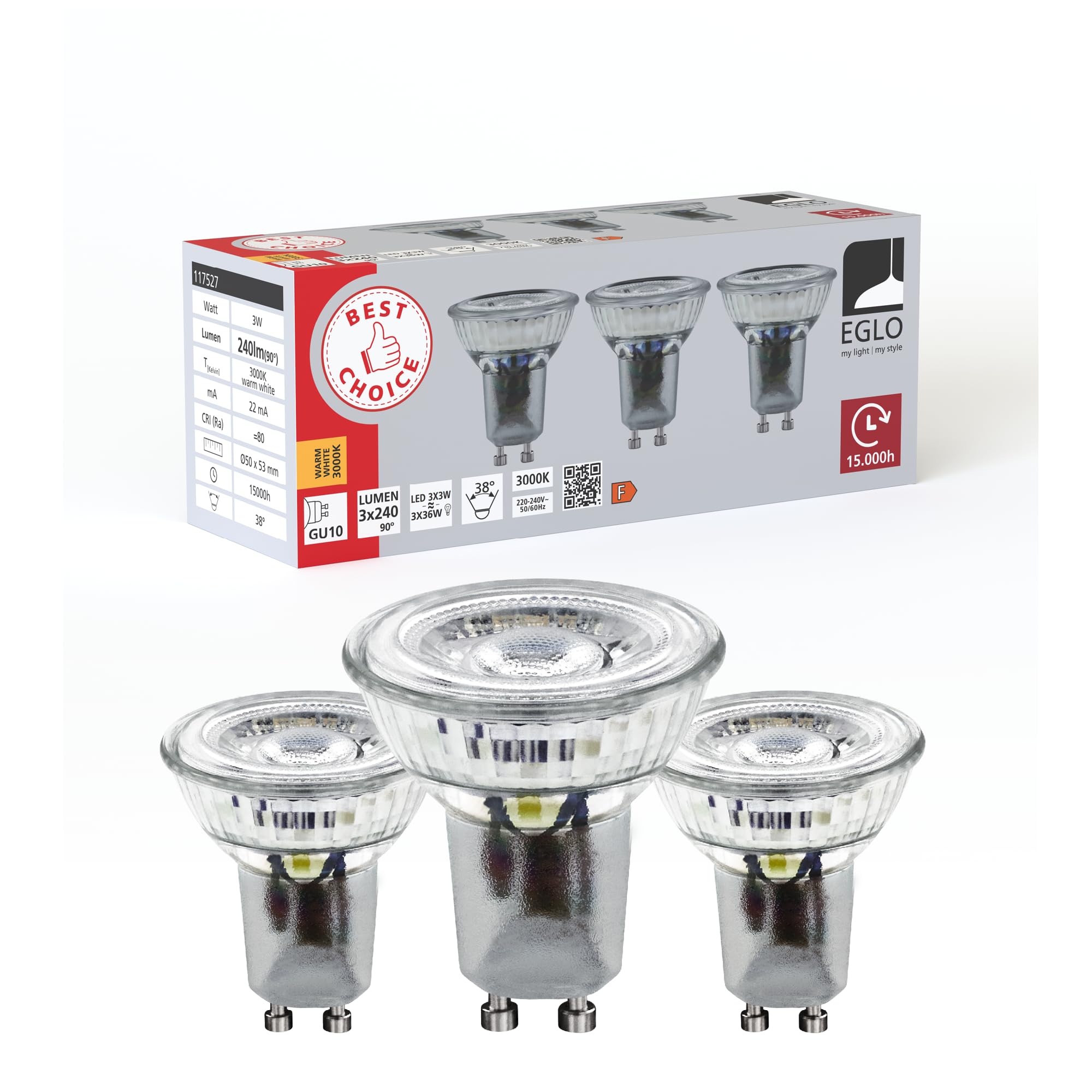 eglo-gu10-led-spots-2er-set-warmwei-8w-reflektorlampe image 7