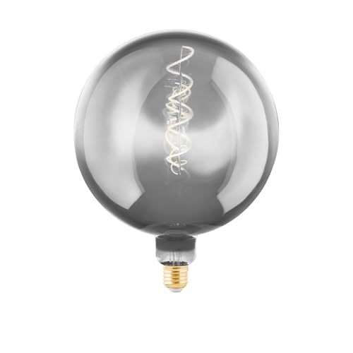 eglo-e27-led-globe-g200-dimmbar-vintage-rauchglas-20cm image 4