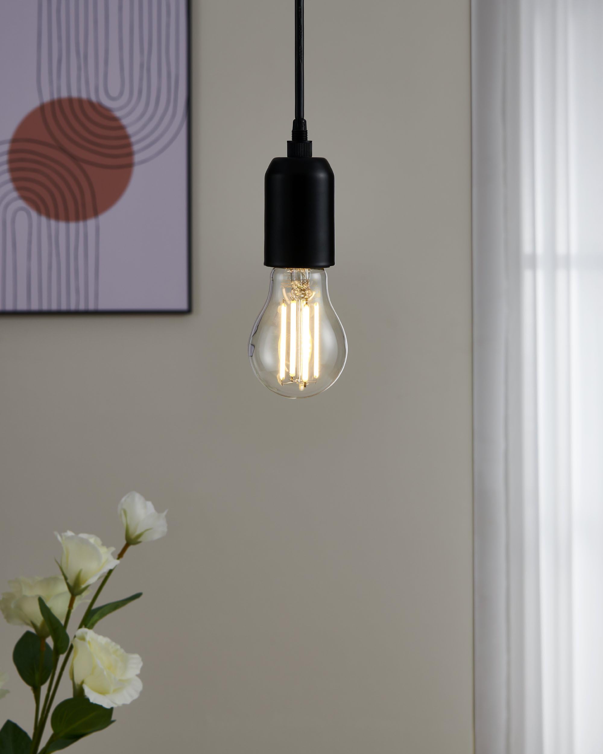 eglo-e27-led-filament-leuchtmittel-a60-warmwei-2-2w-470lm-energieklasse-a image 2