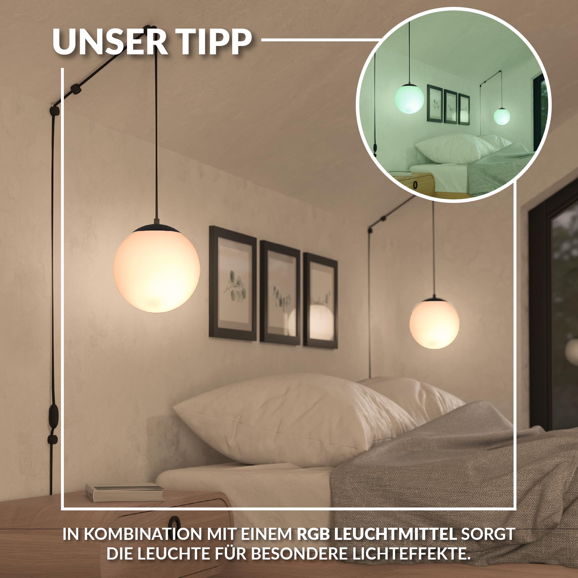 eglo-rondo-3-h-ngelampe-e27-mit-kabel-und-stecker-opalglas-schwarz image 3