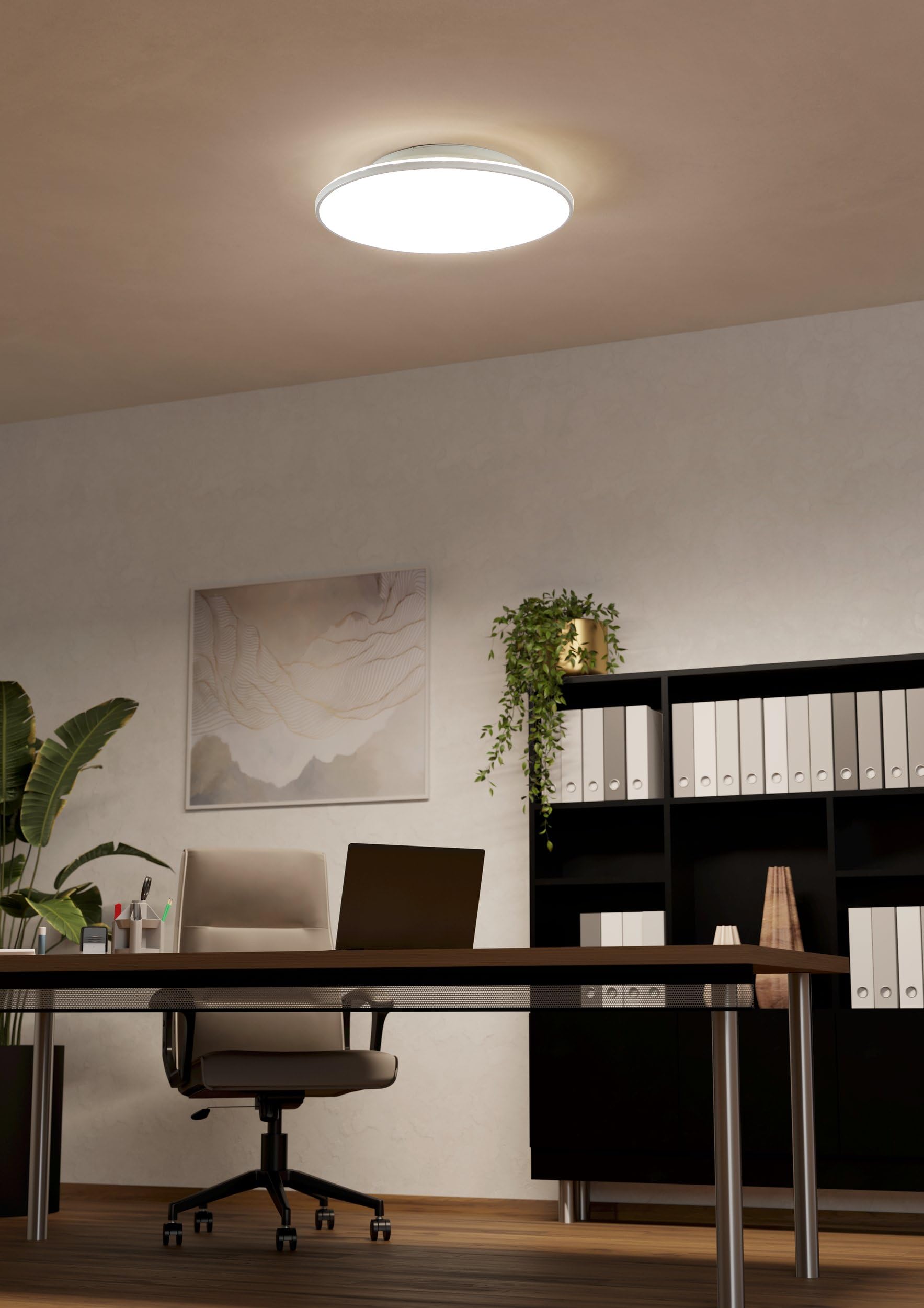 eglo-crespillo-led-deckenleuchte-rund-50-cm-wei-mit-backlight image 3