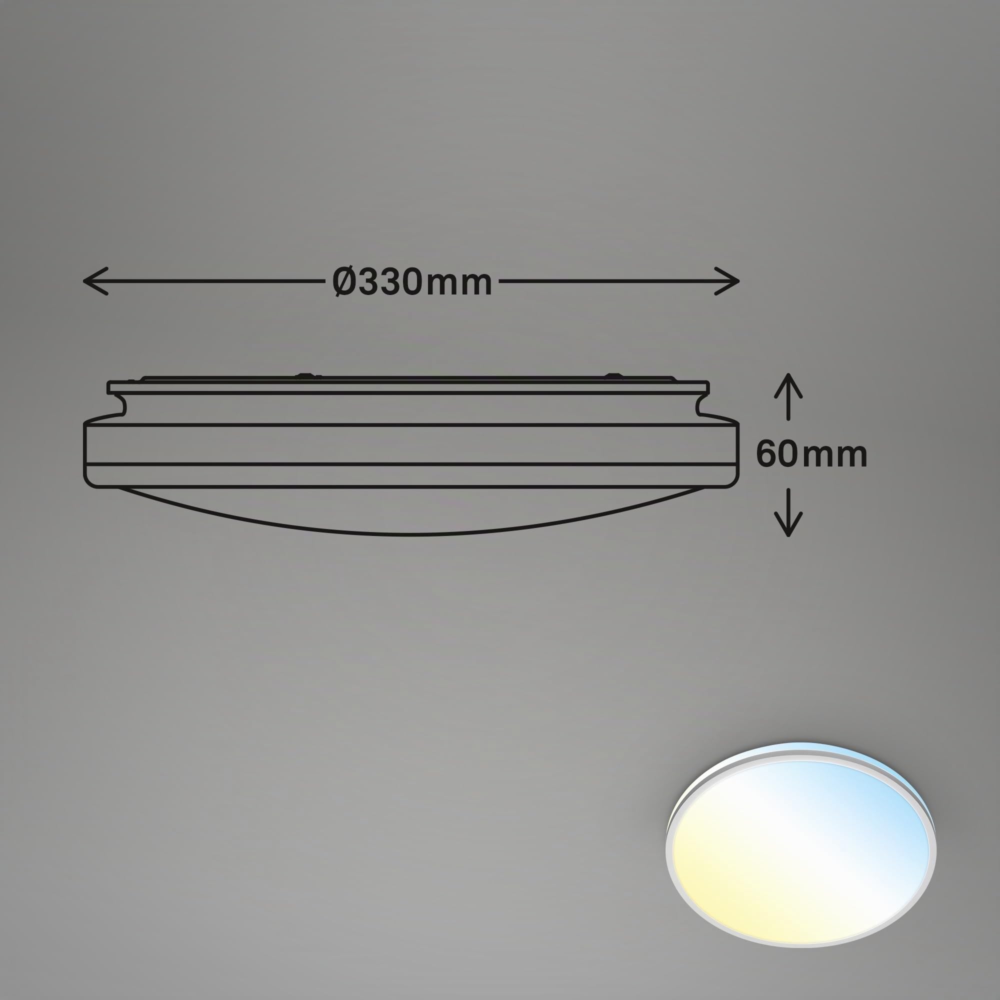 briloner-led-deckenleuchte-rund-dimmbar-mit-fernbedienung-3000-6500k-chrom-matt- image 8