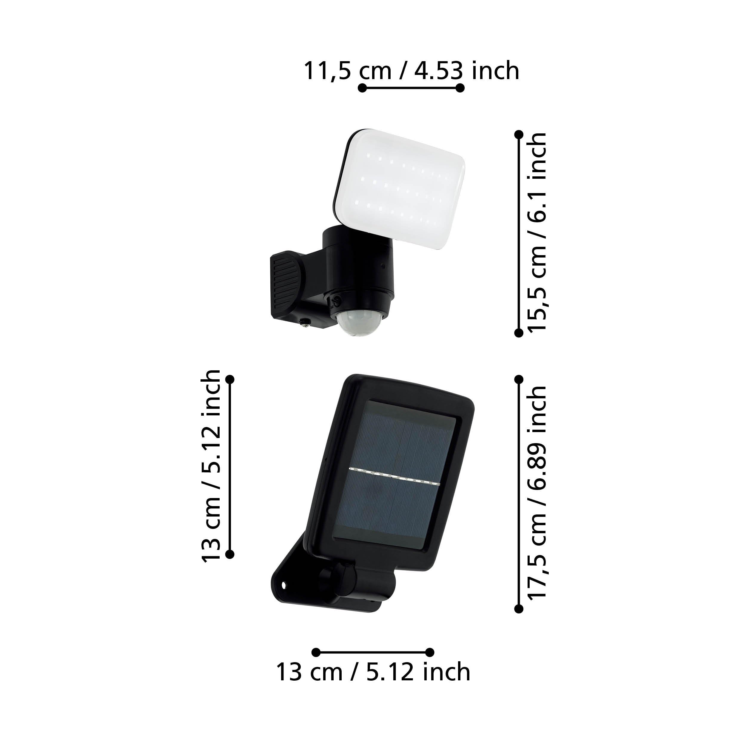 eglo-casabas-led-au-en-wandleuchte-mit-bewegungsmelder-und-solar-schwarz-ip44 image 4