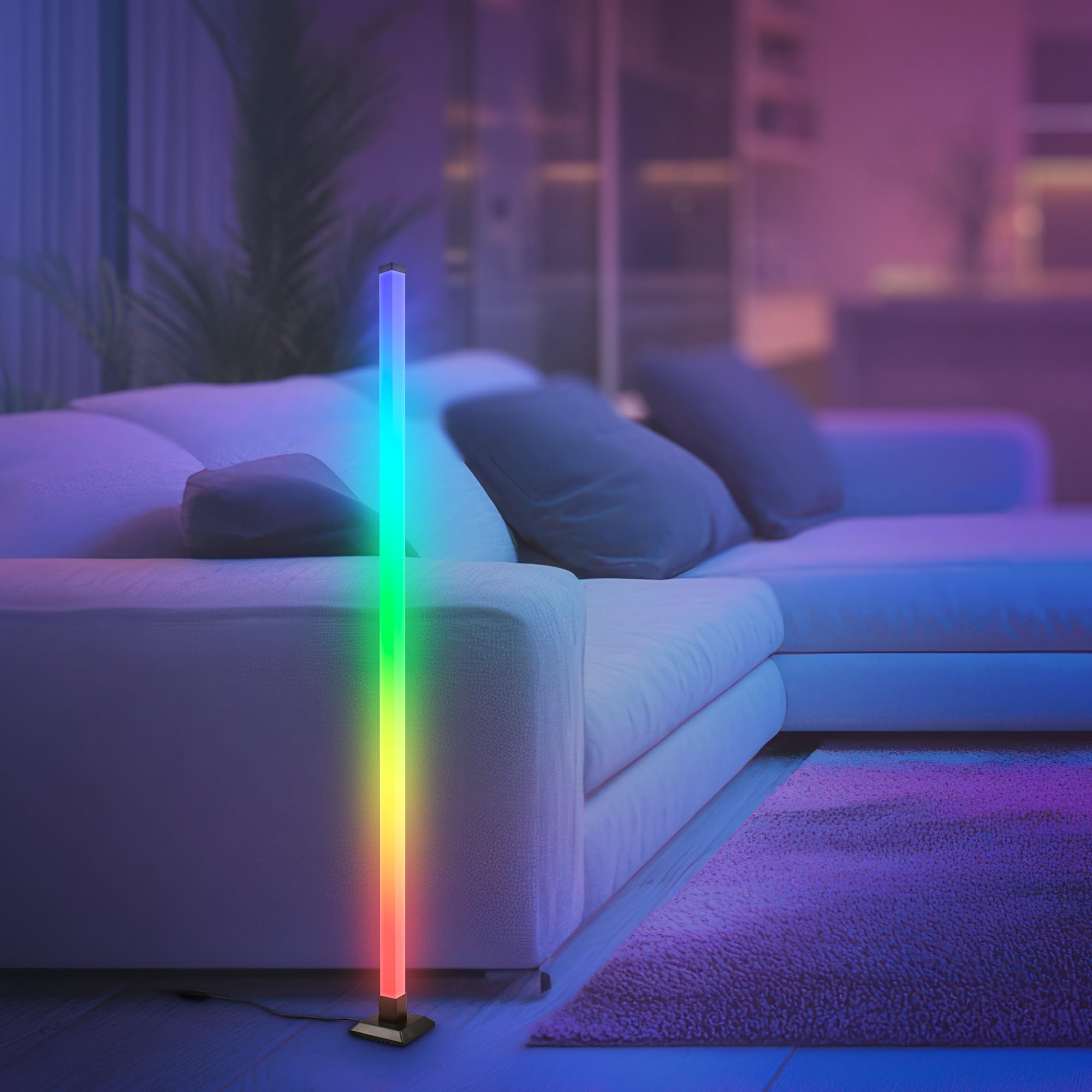briloner-led-stehlampe-rgbic-w-mit-fernbedienung-dimmbar-musikfunktion-schwarz-1 image 5