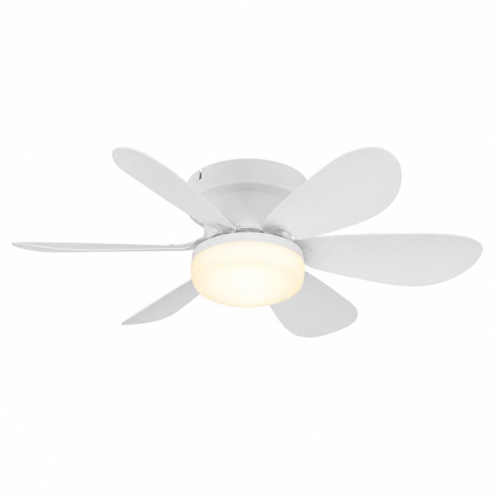 eglo-deckenventilator-mit-led-licht-52-cm-wei-dimmbar-fernbedienung-dc-motor image 1