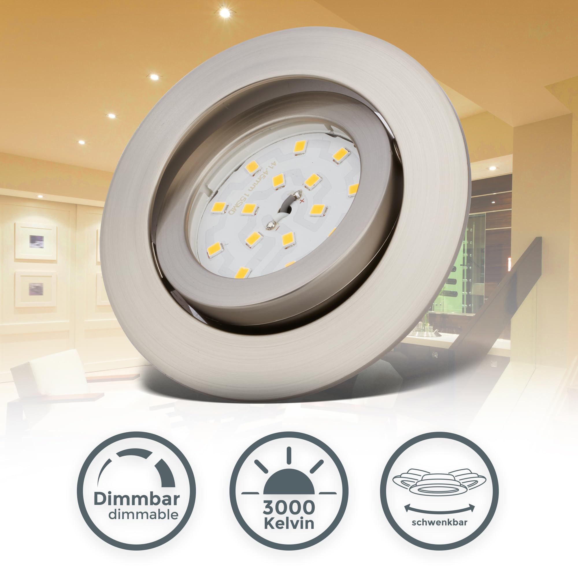 briloner-b-k-licht-5er-set-led-einbaustrahler-230v-dimmbar-schwenkbar-68mm-matt- image 2
