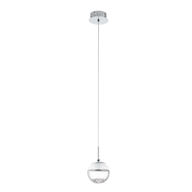 eglo-montefio-1-led-pendelleuchte-chrom-glas-kristall-warmwei image 1