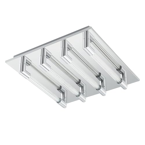 eglo-velarde-led-deckenleuchte-32x32-cm-stahl-chrom-glas-klar image 3