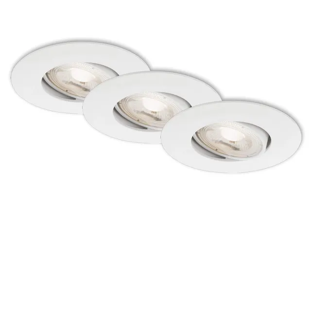 briloner-led-einbauleuchten-3er-set-wei-schwenkbar-einbaustrahler-90mm-ip23-je-4 image 1