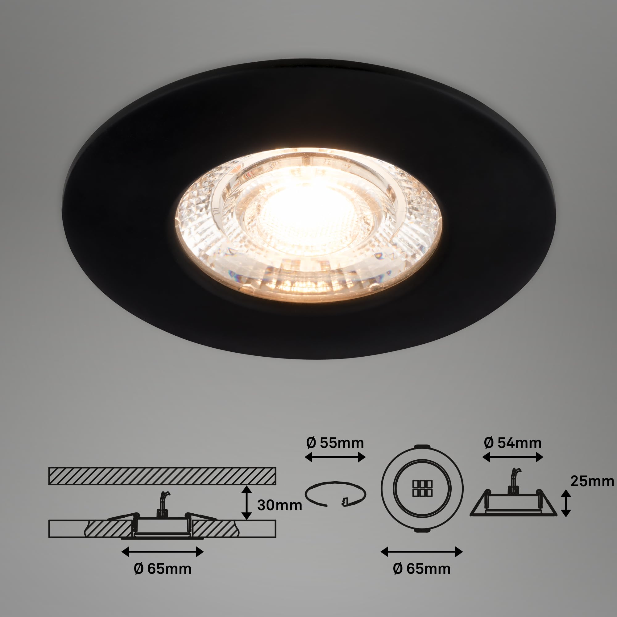 briloner-led-einbaustrahler-3er-set-ip44-flach-schwarz-3000k image 6