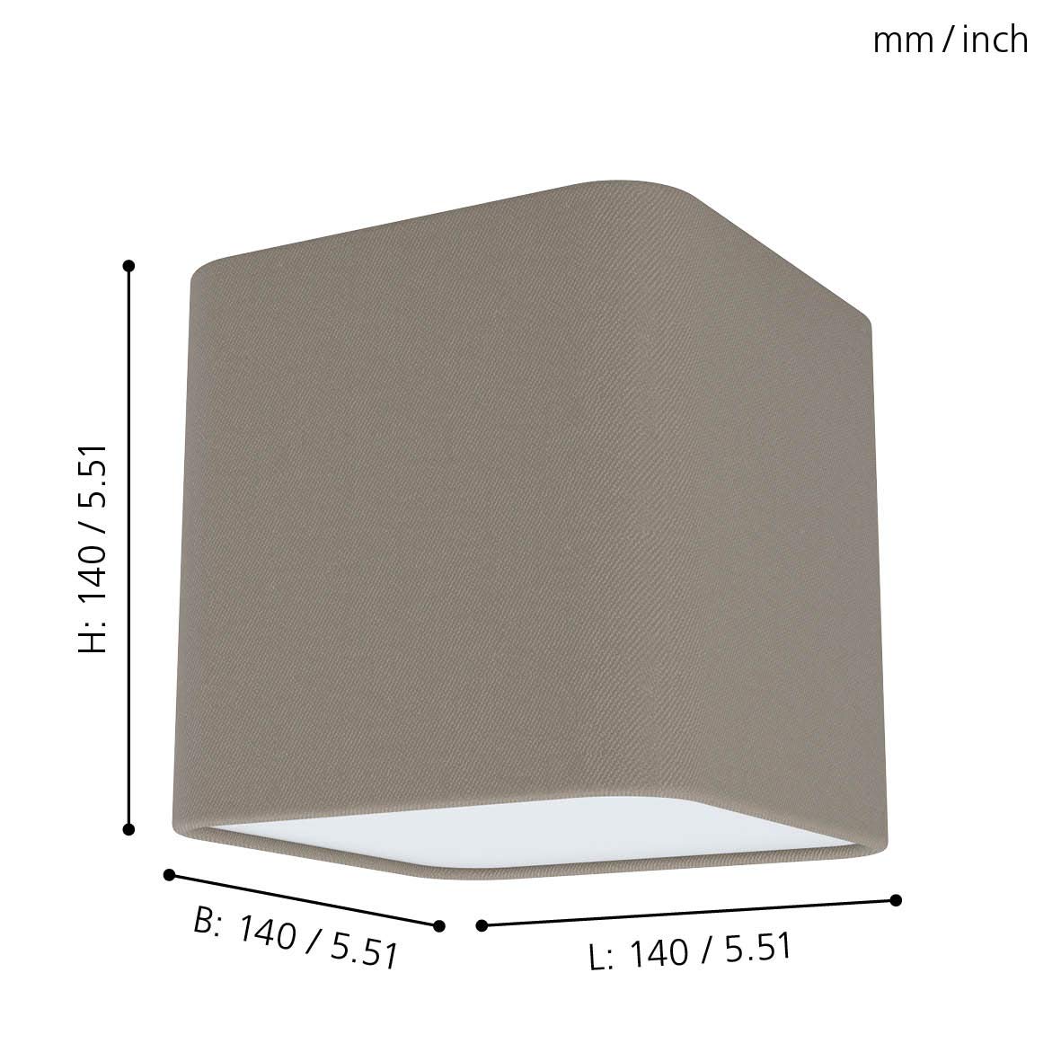 eglo-posaderra-deckenleuchte-e27-14-cm-stahl-wei-textil-taupe image 2