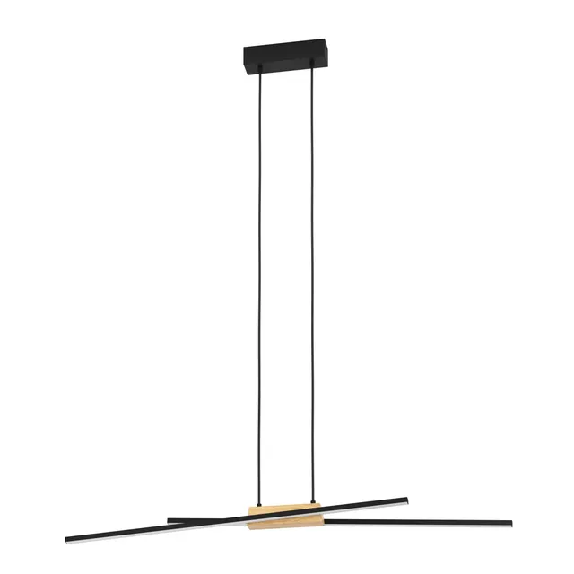 eglo-panagria-led-h-ngelampe-93-5-cm-schwarz-holz-warmwei image 1
