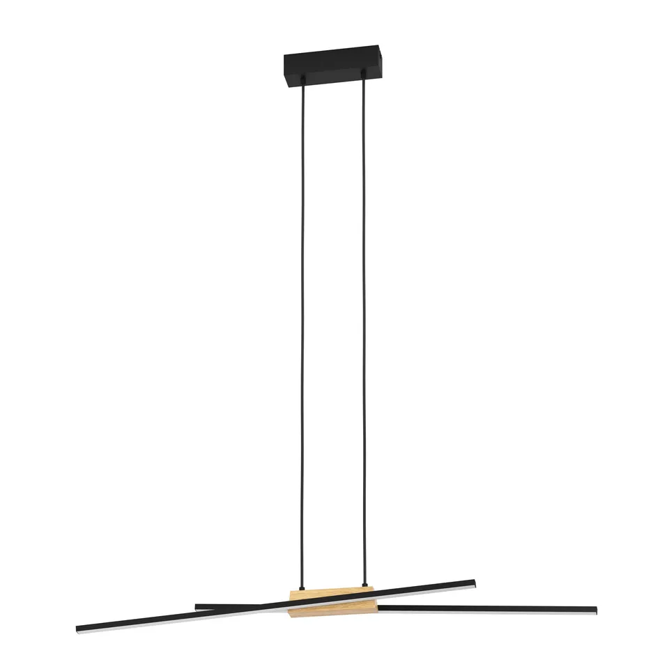 eglo-panagria-led-h-ngelampe-93-5-cm-schwarz-holz-warmwei image 1