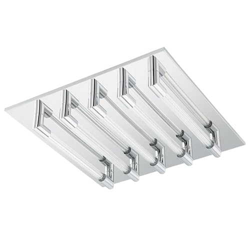 eglo-velarde-led-deckenleuchte-chrom-glas-klar-37-cm image 2