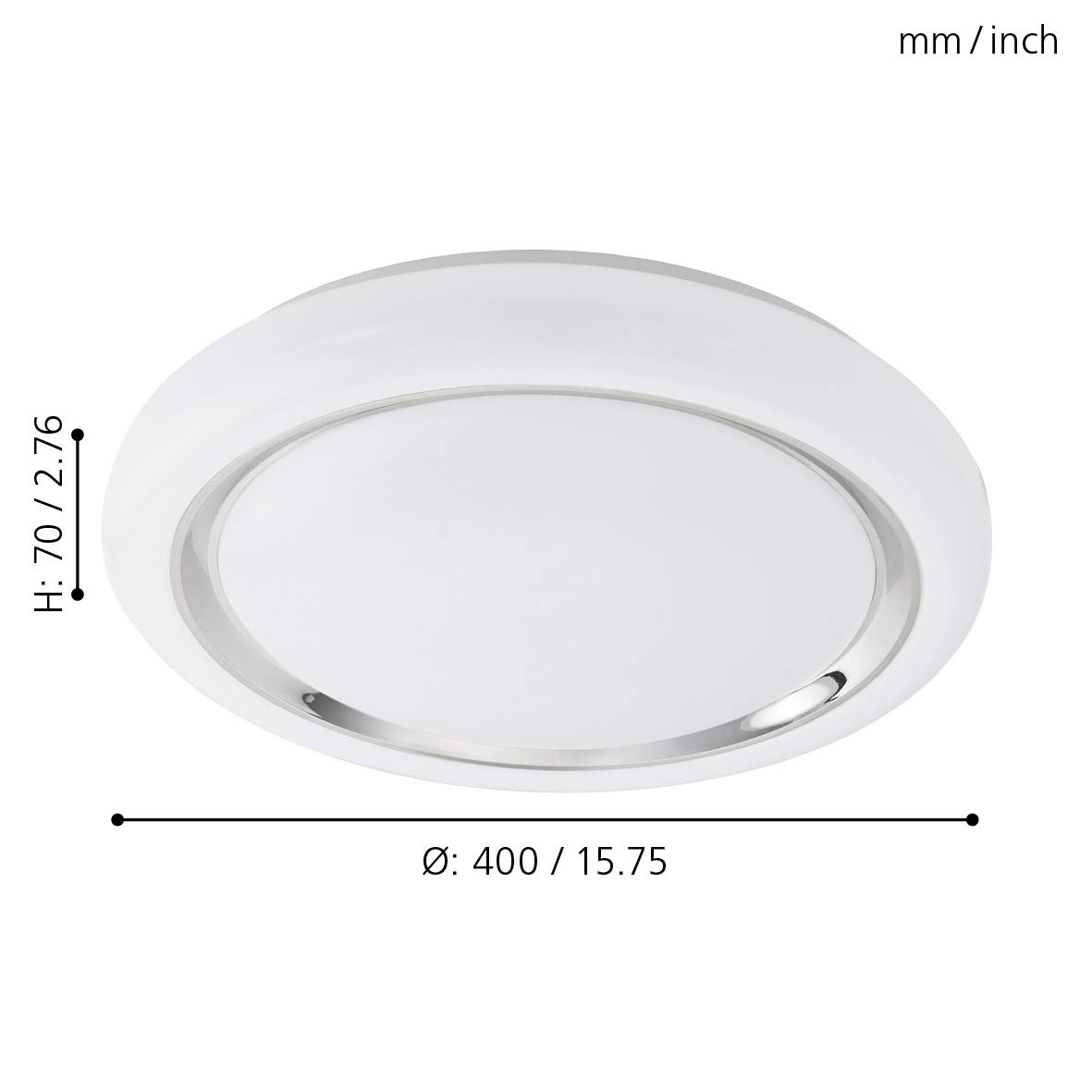 eglo-capasso-led-deckenleuchte-40-cm-wei-chrom-24w-2500-lm image 3