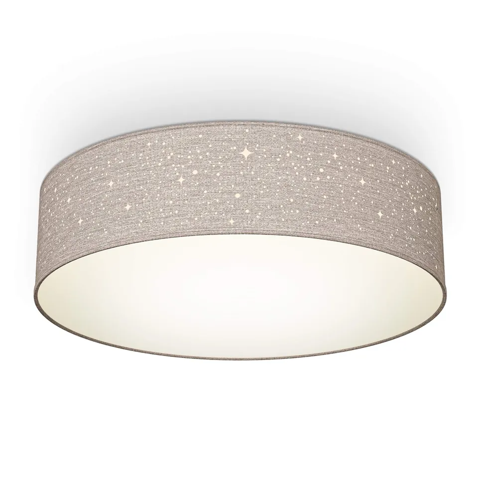 b-k-licht-deckenlampe-stoffschirm-sterneneffekt-e27-2-flammig-max-40w-38-x-10-cm image 1