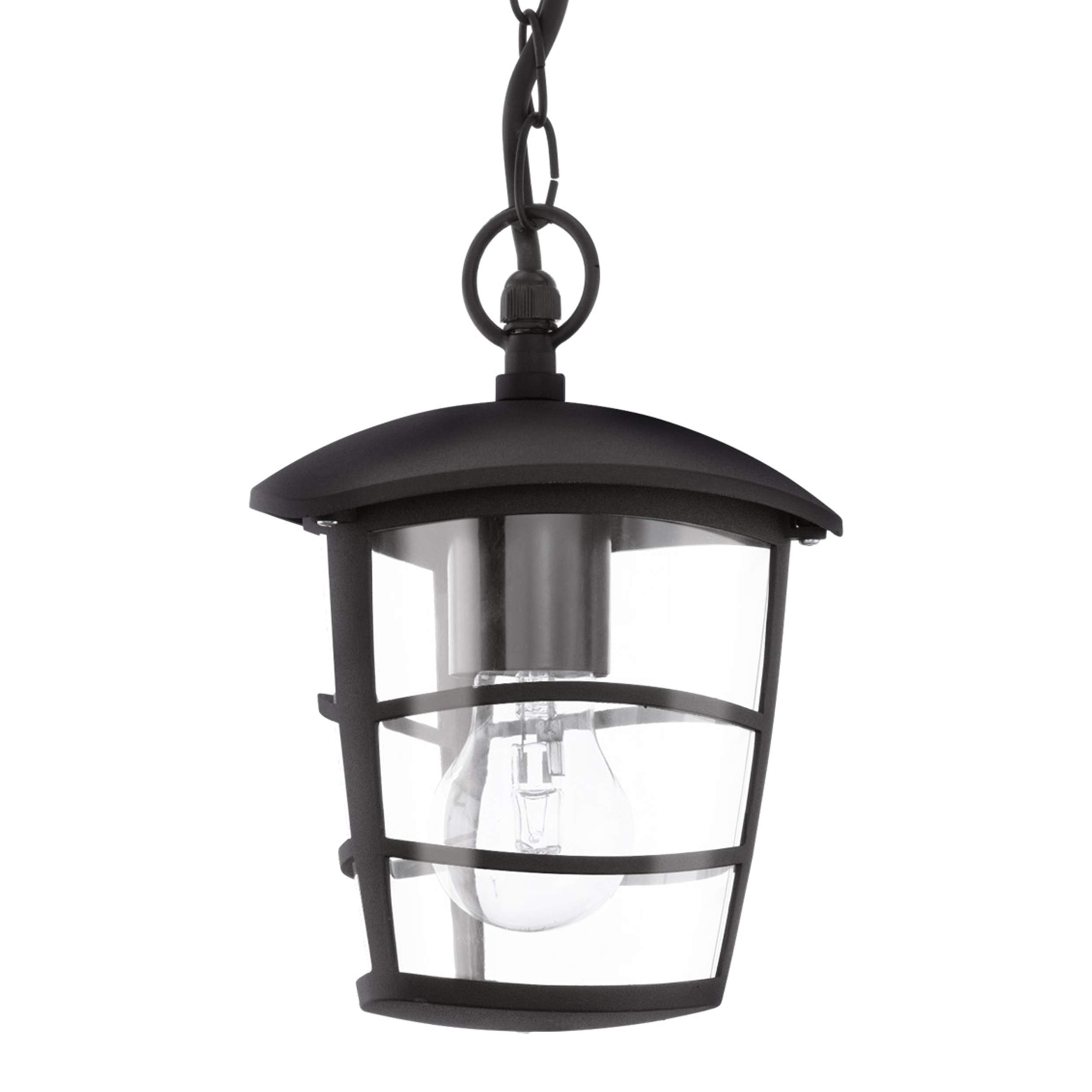 eglo-aloria-au-en-h-ngelampe-1-flammig-laterne-schwarz-aluminiumguss-e27-ip44 image 1