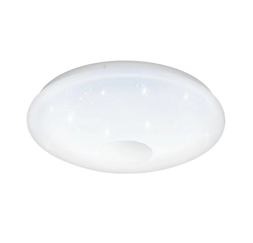 eglo-voltago-2-led-deckenleuchte-38-cm-wei-dimmbar-mit-fernbedienung-und-kristal image 1