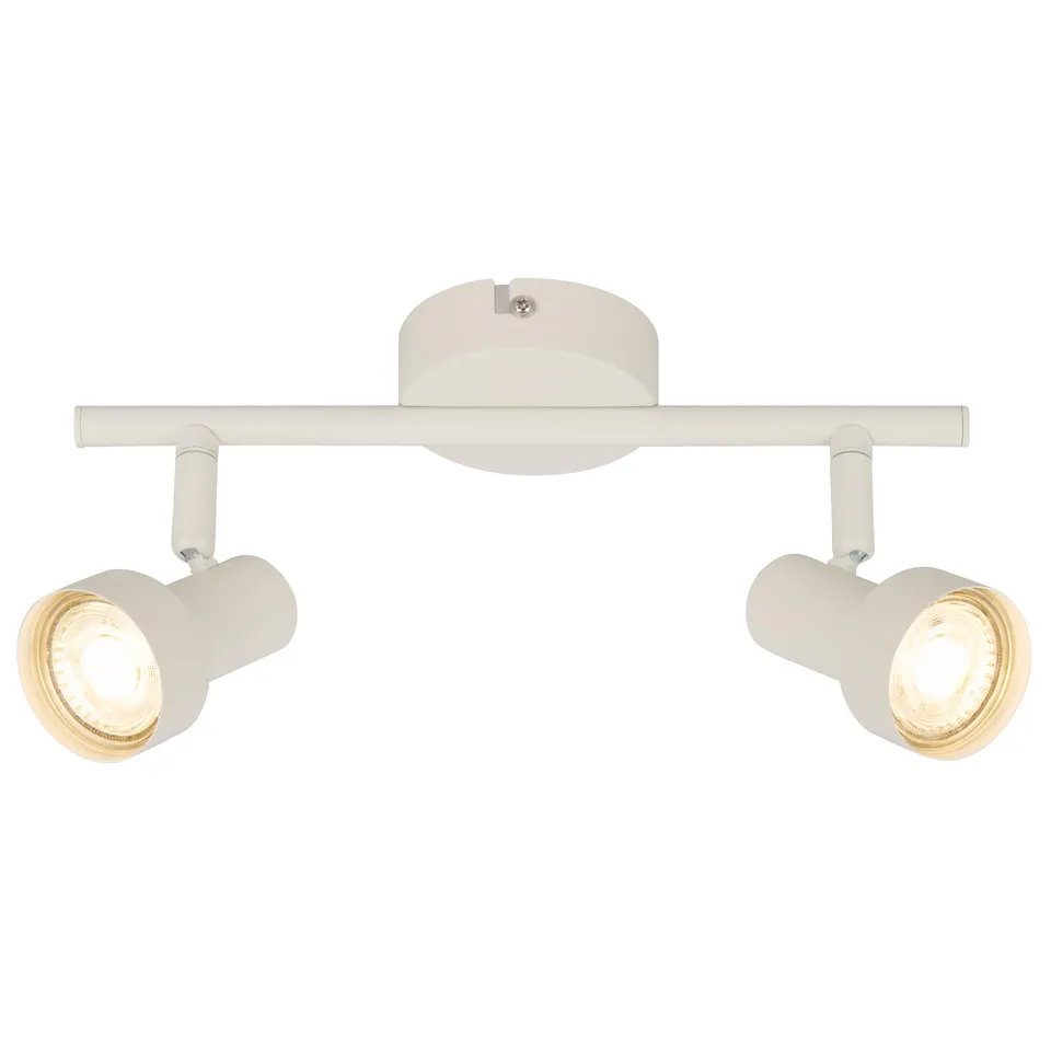 briloner-deckenlampe-schwenkbar-2-flammig-gu10-deckenstrahler-altwei-27-5-cm image 1