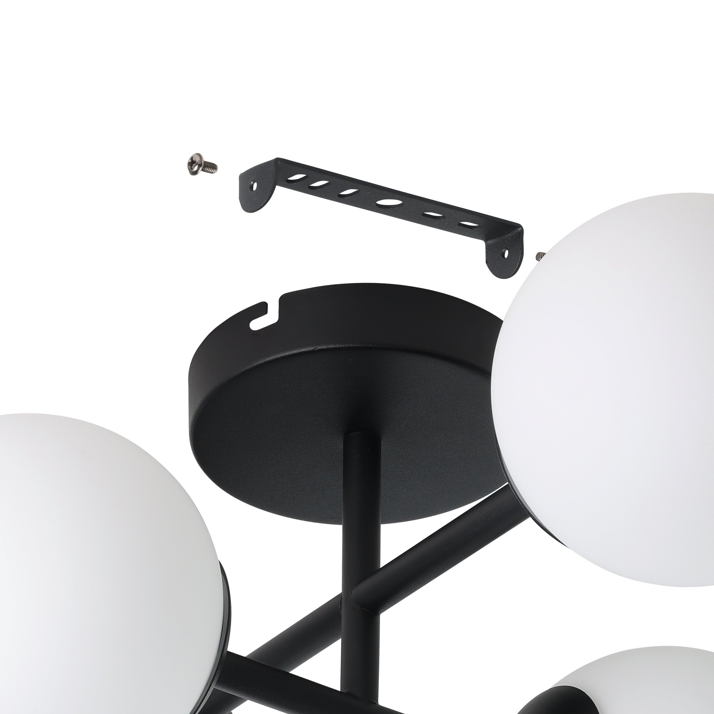 eglo-castrovido-deckenlampe-4x-g9-glaskugeln-schwarz-wei image 4