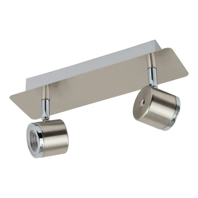 eglo-pierino-led-deckenstrahler-2-flammig-nickel-matt-warmwei image 1