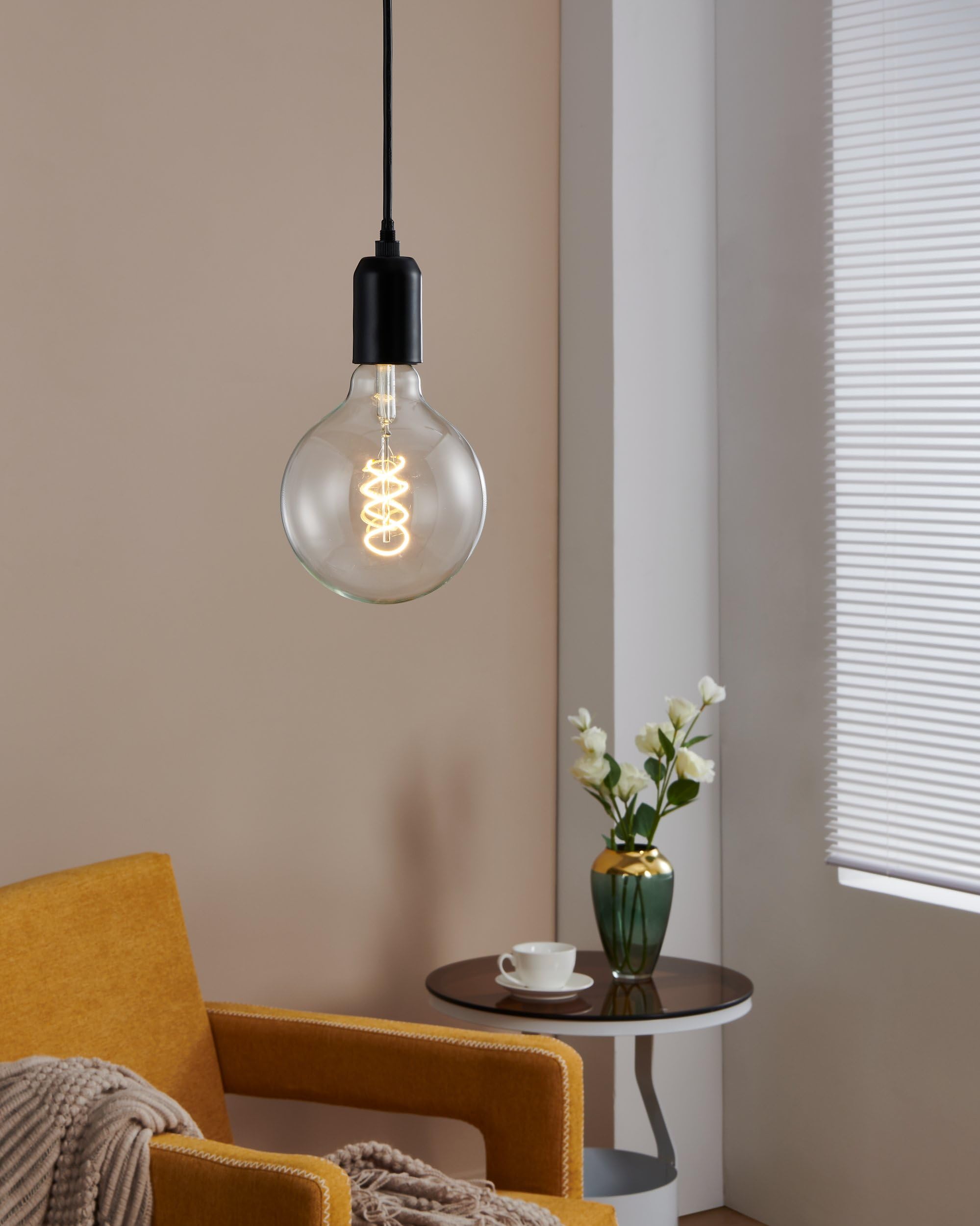 eglo-e27-led-globe-g125-spiral-filament-vintage-7-3w-806lm-warmwei-2700k-12-5-cm image 2
