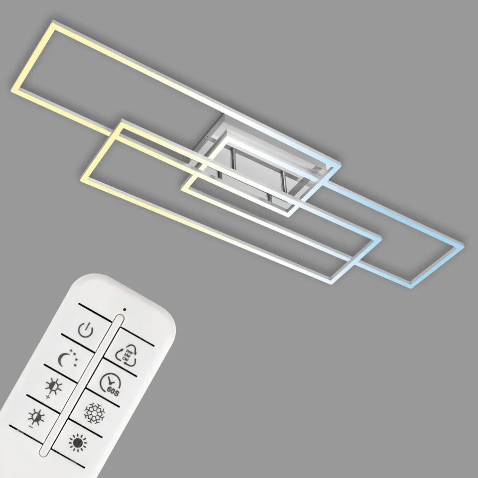 briloner-frame-led-deckenleuchte-mit-fernbedienung-cct-60w-6600lm-chrom-alu image 1