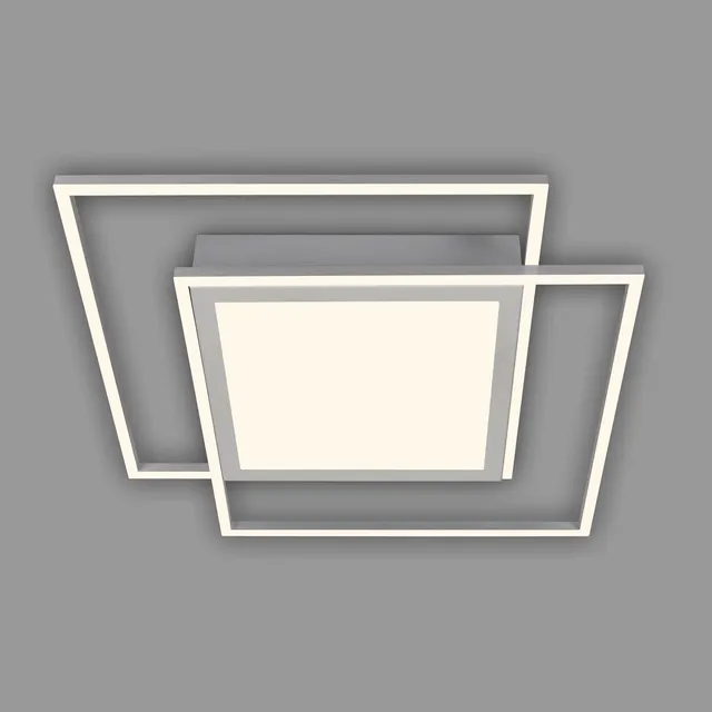 briloner-led-deckenleuchte-frame-mit-mittellicht-515x515-mm-5800-lumen-chrom-mat image 1