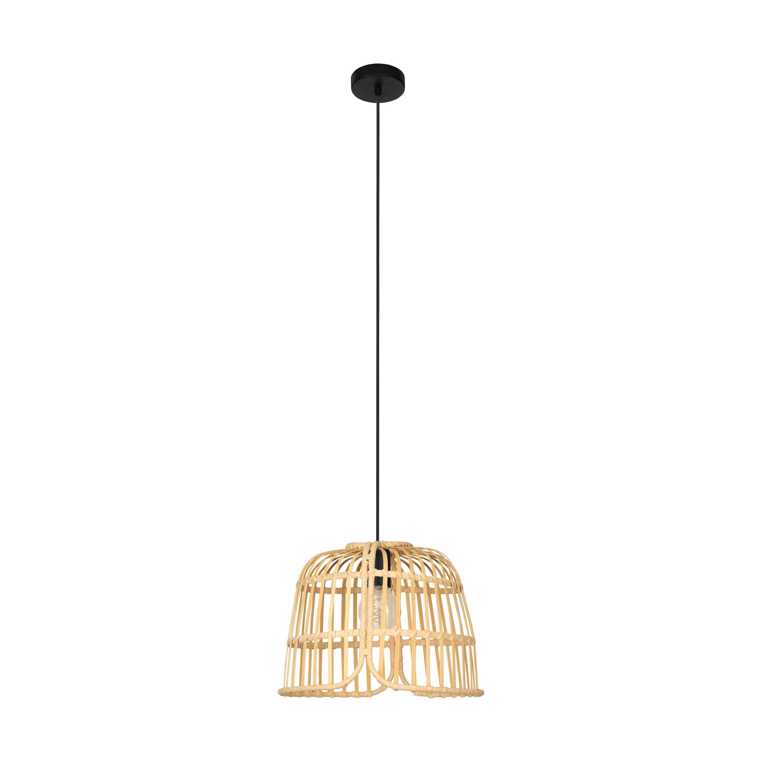 eglo-glyneath-deckenleuchte-boho-rattan-37-5-cm-schwarz-e27 image 8