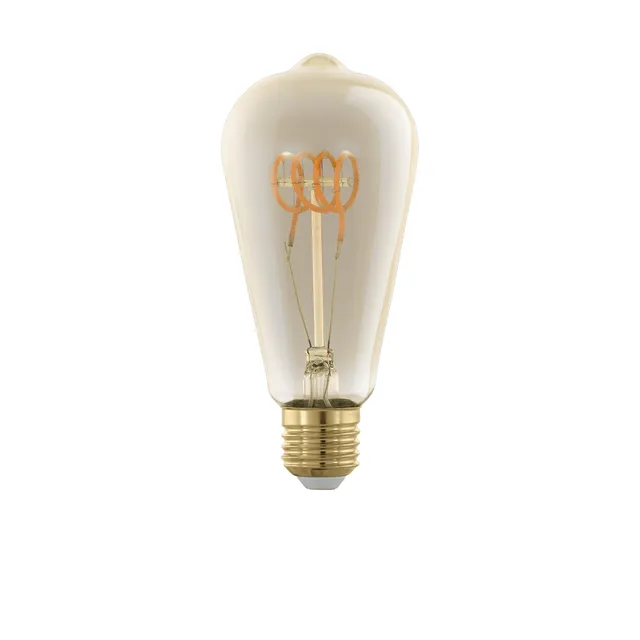 eglo-tag-nacht-e27-amber-vintage-filament-led-st64-mit-sensor image 1