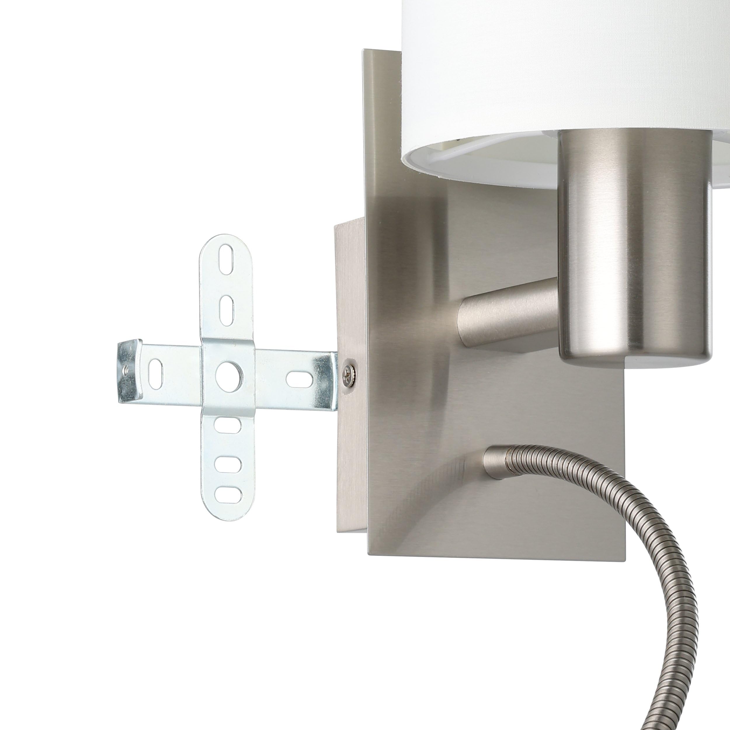 eglo-pasteri-wandlampe-2-flammig-textil-wei-led-leselicht-e27 image 7